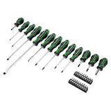 Sealey AK4370HV Screwdriver & Bit Set 33pc GripMAX® - Hi - Vis - AK4370HV - Sealey Tools UK - Workshop Tool Storage