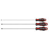 Sealey AK4372 GripMAX® Screwdriver Set Long 3pc - AK4372 - Sealey Tools UK - Workshop Tool Storage