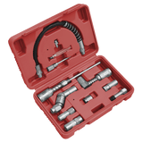 Sealey AK4482 Grease Gun Adaptor Kit 12pc - AK4482 - Sealey Tools UK - Workshop Tool Storage