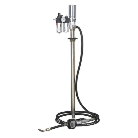 Sealey AK4560D Oil Dispensing Pump Station Air Operated - AK4560D - Sealey Tools UK - Workshop Tool Storage