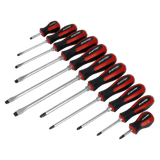 Sealey AK4933 Screwdriver Set 11pc Hammer - Thru - AK4933 - Sealey Tools UK - Workshop Tool Storage