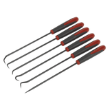 Sealey AK5215 6pc Extra - Long Pick & Hook Set - AK5215 - Sealey Tools UK - Workshop Tool Storage