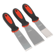 Sealey AK523 Rigid Blade Scraper Set 3pc - AK523 - Sealey Tools UK - Workshop Tool Storage