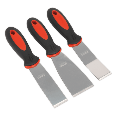 Sealey AK523 Rigid Blade Scraper Set 3pc - AK523 - Sealey Tools UK - Workshop Tool Storage