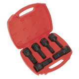 Sealey AK5586 Impact Hex Socket Bit Set 6pc 3/4"Sq Drive - AK5586 - Sealey Tools UK - Workshop Tool Storage