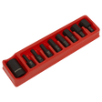 Sealey AK5609 Impact Hex Bit & Holder Set 9pc 1/2"Sq Drive - AK5609 - Sealey Tools UK - Workshop Tool Storage