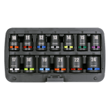 Sealey AK5617M Impact Socket Set 13pc 1/2"Sq Drive Metric - AK5617M - Sealey Tools UK - Workshop Tool Storage