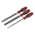 Sealey AK572 Engineer's File Set 3pc 200mm - AK572 - Sealey Tools UK - Workshop Tool Storage