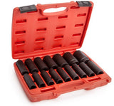Sealey AK5816M Impact Socket Set 16pc 1/2 Sq Drive Deep Metr - AK5816M - Sealey Tools UK - Workshop Tool Storage