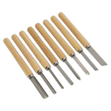 Sealey AK60/8 8pc Wood Turning Chisel Set - AK60/8 - Sealey Tools UK - Workshop Tool Storage