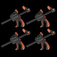 Sealey AK61014 Ratchet Bar Clamp 150mm 4pc Set - AK61014 - Sealey Tools UK - Workshop Tool Storage