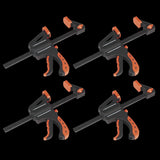 Sealey AK61014 Ratchet Bar Clamp 150mm 4pc Set - AK61014 - Sealey Tools UK - Workshop Tool Storage