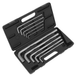 Sealey AK6143 Jumbo Hex Key Set 10pc Extra - Long Metric - AK6143 - Sealey Tools UK - Workshop Tool Storage