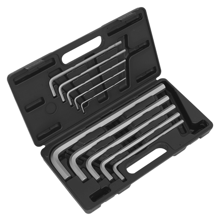 Sealey AK6143 Jumbo Hex Key Set 10pc Extra - Long Metric - AK6143 - Sealey Tools UK - Workshop Tool Storage
