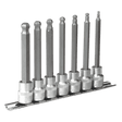 Sealey AK6212 Ball - End Hex Socket Bit Set 7pc Metric 3/8"Sq Drive 100mm - AK6212 - Sealey Tools UK - Workshop Tool Storage