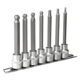 Sealey AK6212 Ball - End Hex Socket Bit Set 7pc Metric 3/8"Sq Drive 100mm - AK6212 - Sealey Tools UK - Workshop Tool Storage