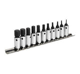 Sealey AK62251 Hex Socket Bit Set 11pc 1/4in Sq Drive Metric - Specialised Bits & Sockets - SLY-17580 - Sealey Tools UK - Workshop Tool Storage