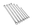 Sealey AK6311 Double End Ring Spanner Set 7pc Extra - Long Metric - Extra - Long - SLY-10669 - Sealey Tools UK - Workshop Tool Storage