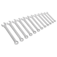 Sealey AK6325 Combination Spanner Set 12pc Cold Stamped Metric - AK6325 - Sealey Tools UK - Workshop Tool Storage