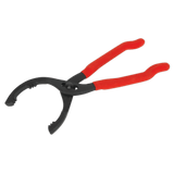 Sealey AK6411 Oil Filter Pliers Forged 60 - 108mm Capacity - AK6411 - Sealey Tools UK - Workshop Tool Storage