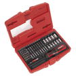 Sealey AK64903 Fine Tooth Ratchet Screwdriver & Accessory Set 51pc - AK64903 - Sealey Tools UK - Workshop Tool Storage