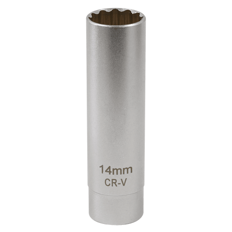 Sealey AK6568 14mm 3/8"Sq Drive 12 - Point Spark Plug Socket with Magnetic Retainer - AK6568 - Sealey Tools UK - Workshop Tool Storage