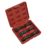 Sealey AK658 Oil Drain Plug Key Set 6pc Double End - AK658 - Sealey Tools UK - Workshop Tool Storage