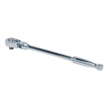 Sealey AK661F Ratchet Wrench Flexi - Head 300mm 3/8"Sq Drive Pear - Head Flip Reverse - AK661F - Sealey Tools UK - Workshop Tool Storage