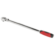 Sealey AK6697 Ratchet Wrench Flexi - Head Extra - Long 455mm 3/8"Sq Drive - AK6697 - Sealey Tools UK - Workshop Tool Storage
