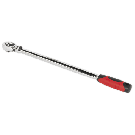 Sealey AK6697 Ratchet Wrench Flexi - Head Extra - Long 455mm 3/8"Sq Drive - AK6697 - Sealey Tools UK - Workshop Tool Storage