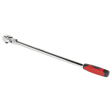 Sealey AK6698 Ratchet Wrench Flexi - Head Extra - Long 600mm 1/2"Sq Drive - AK6698 - Sealey Tools UK - Workshop Tool Storage