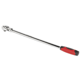 Sealey AK6698 Ratchet Wrench Flexi - Head Extra - Long 600mm 1/2"Sq Drive - AK6698 - Sealey Tools UK - Workshop Tool Storage