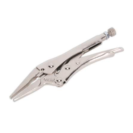 Sealey AK6824 Locking Pliers Long Nose 170mm 0 - 50mm Capacity - AK6824 - Sealey Tools UK - Workshop Tool Storage