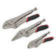 Sealey AK6863 Locking Pliers Set 3pc Quick Release - Pliers - SLY-16605 - Sealey Tools UK - Workshop Tool Storage