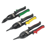 Sealey AK6907 Aviation Tin Snips Set 3pc - AK6907 - Sealey Tools UK - Workshop Tool Storage