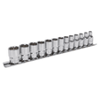 Sealey AK69813 Socket Set 13pc 1/4"Sq Drive Total Drive® - AK69813 - Sealey Tools UK - Workshop Tool Storage