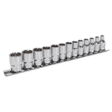 Sealey AK69813 Socket Set 13pc 1/4"Sq Drive Total Drive® - AK69813 - Sealey Tools UK - Workshop Tool Storage