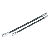 Sealey AK7342 Flexible Extension Adaptor Set 2pc 1/4"Sq x 254mm & 3/8"Sq x 305mm - AK7342 - Sealey Tools UK - Workshop Tool Storage