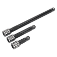 Sealey AK7692 Wobble/Rigid Extension Bar Set 3pc 1/2"Sq Drive Black Series - AK7692 - Sealey Tools UK - Workshop Tool Storage