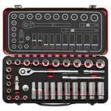 Sealey AK7922 Socket Set 3/8"Sq Drive 32pc - Premier Platinum Series - AK7922 - Sealey Tools UK - Workshop Tool Storage
