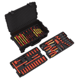 Sealey AK7938 1000V Insulated Tool Kit 3/8"Sq Drive 50pc - AK7938 - Sealey Tools UK - Workshop Tool Storage