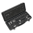 Sealey AK7972 Socket Set 28pc 1/2"Sq Drive 6pt WallDrive® Metric Black Series - AK7972 - Sealey Tools UK - Workshop Tool Storage