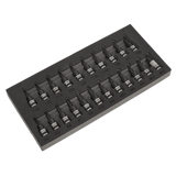 Sealey AK7985 TRX - Star*/Hex/Spline Socket Bit Set 22pc 3/8"Sq Drive Black Series - AK7985 - Sealey Tools UK - Workshop Tool Storage
