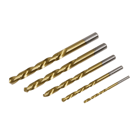 Sealey AK8189 Left - Hand Spiral Drill Bit Set 5pc - AK8189 - Sealey Tools UK - Workshop Tool Storage