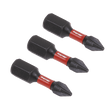 Sealey AK8204 Phillips 1 Impact Power Tool Bits 25mm - 3pc - AK8204 - Sealey Tools UK - Workshop Tool Storage