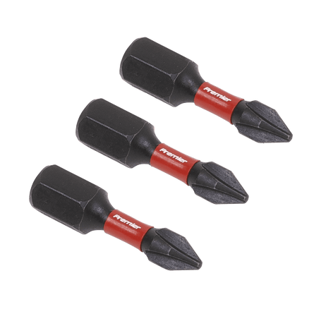 Sealey AK8204 Phillips 1 Impact Power Tool Bits 25mm - 3pc - AK8204 - Sealey Tools UK - Workshop Tool Storage