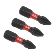 Sealey AK8205 Phillips 2 Impact Power Tool Bits 25mm - 3pc - AK8205 - Sealey Tools UK - Workshop Tool Storage