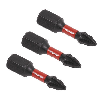 Sealey AK8207 Pozi 1 Impact Power Tool Bits 25mm - 3pc - AK8207 - Sealey Tools UK - Workshop Tool Storage