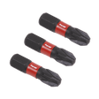 Sealey AK8209 Pozi 3 Impact Power Tool Bits 25mm - 3pc - AK8209 - Sealey Tools UK - Workshop Tool Storage