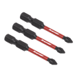 Sealey AK8229 Phillips 1 Impact Power Tool Bits 50mm - 3pc - AK8229 - Sealey Tools UK - Workshop Tool Storage
